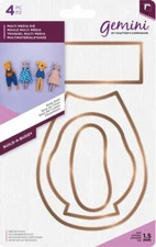  Crafters Companion Gemini - Multi Media Die - Build-A-Buddy Body Base Die Set 