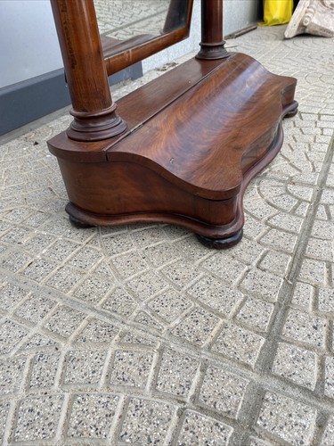 Psiche Specchio Basculante Carlo X Mogano - Foto 8 di 9