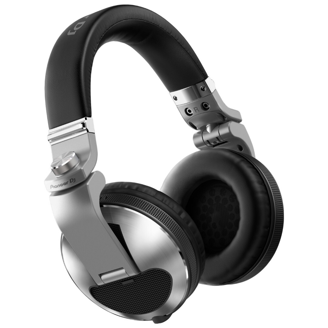 Диджейские наушники Pioneer DJ HDJ-X10 с закрытой задней панелью, серебристый