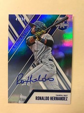RONALDO HERNANDEZ 2017 Panini Elite Extra Edition AUTO Autograph Blue 47/50