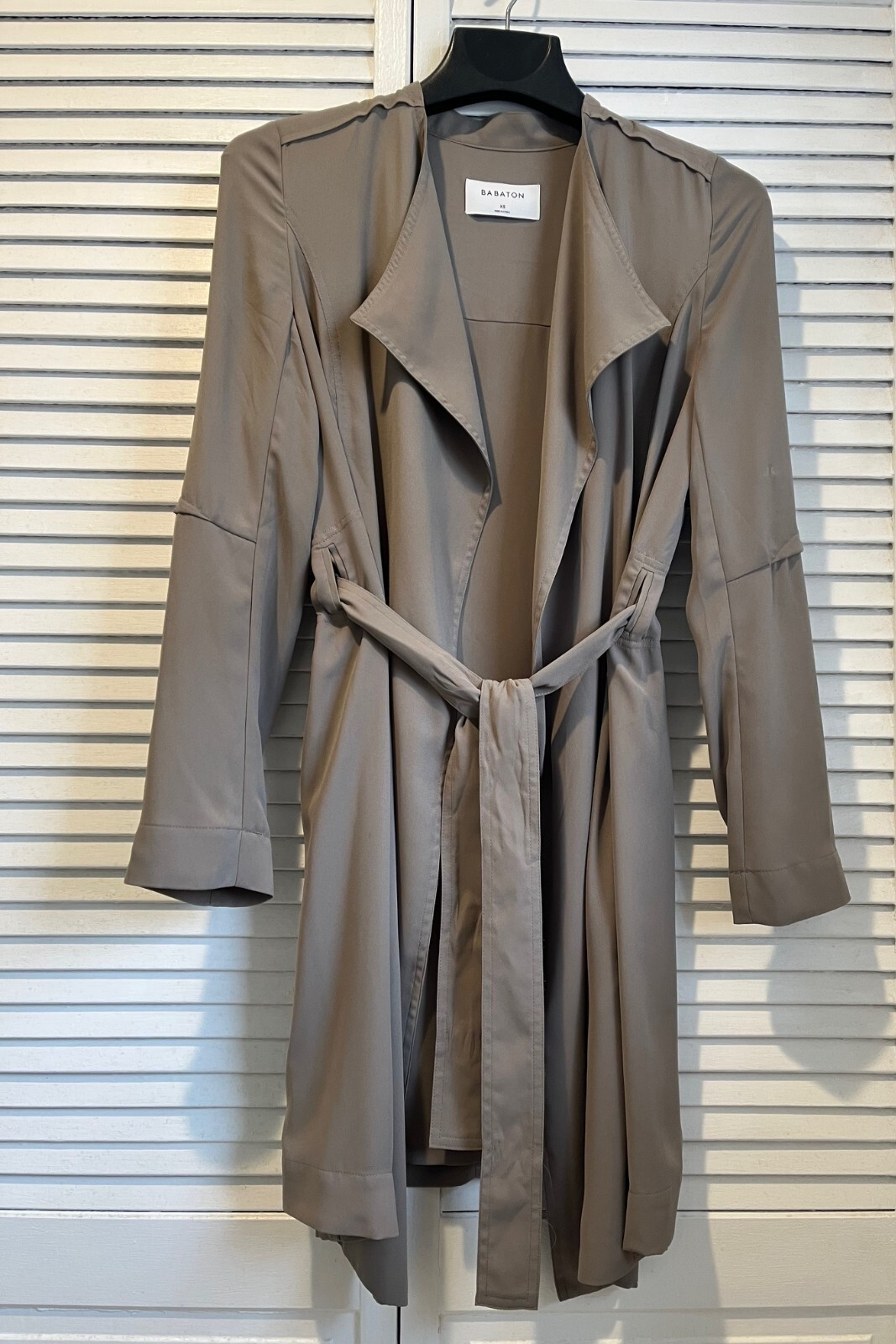 BABATON Beige Polyester Sheer Lined Jacket sz.XS - image 1