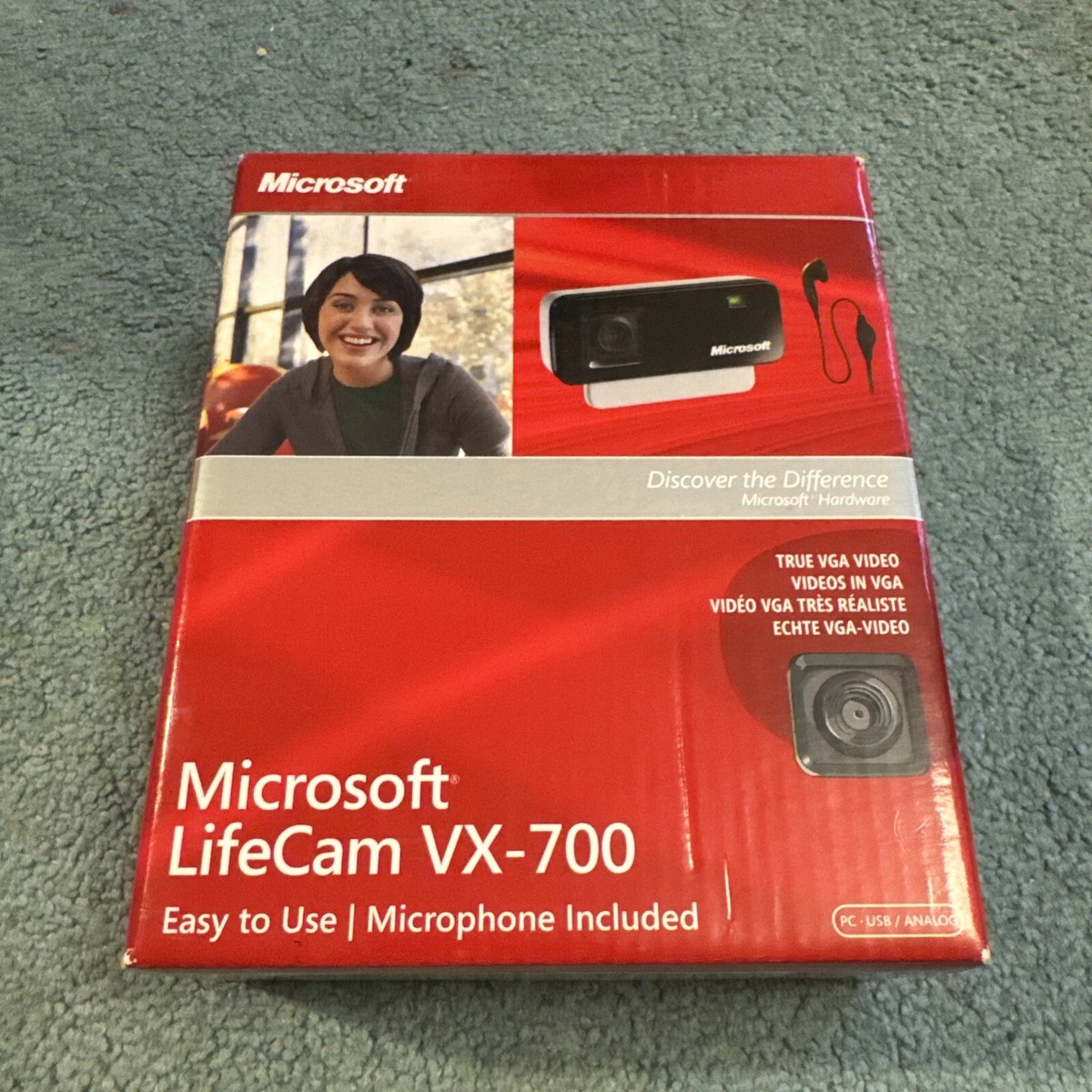 Microsoft LifeCam VX-700 Webcam Microphone included NEW