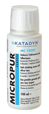 Katadyn MICROPUR Classic MC 1000F Flüssig Trinkwasser Aufbereitung Konservierung