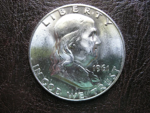 1961 D Franklin Half Dollar Gem BU+!