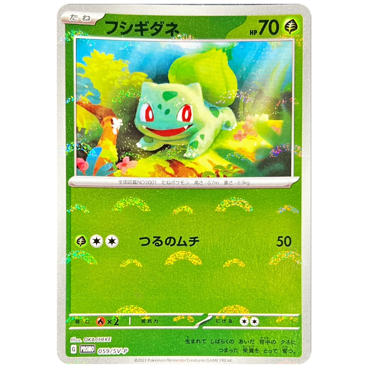 Bulbasaur promo 059/SV-P promo Japanese Pokemon Card Card File Set