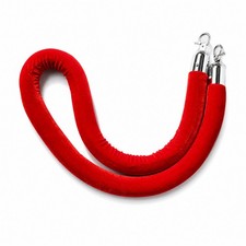 Queue Barrier Rope Flexible Queue Pole Looped