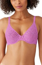 Wacoal Halo 851205 Lace Unlined Convertible UW Bra in First Bloom NWT