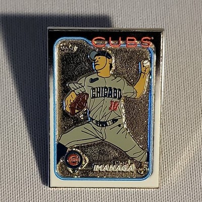 2024 Topps Update Superbox Enamel Pin SHOTA IMANAGA Chicago Cubs