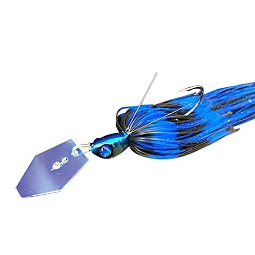 JACKALL ChatterBait Break Blade Winning Spec 1/2oz WS Black Blue  - Image 2