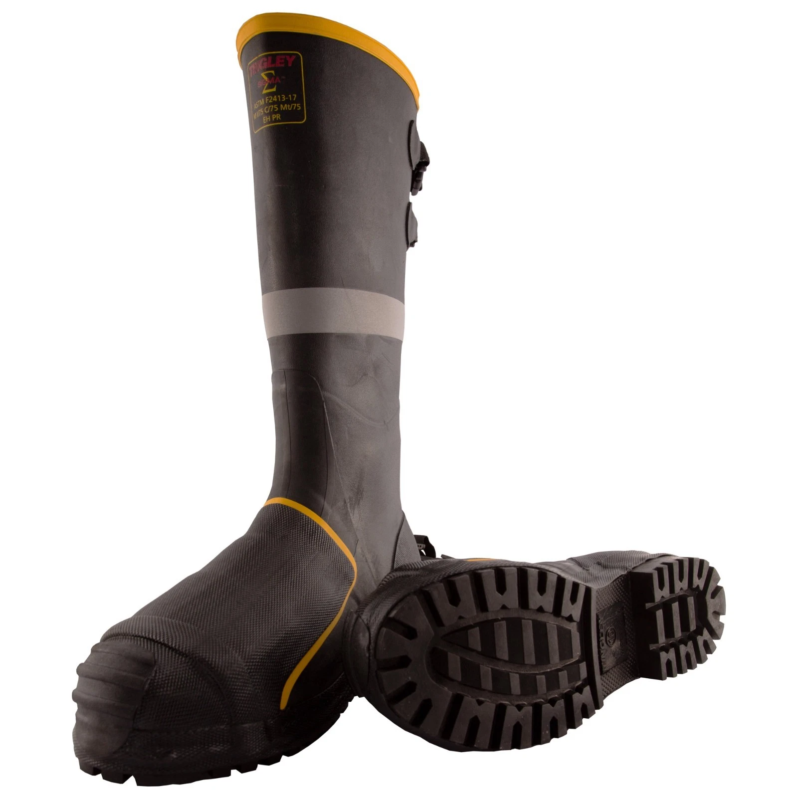 STEEL TOE Metatarsal Rubber Fishing Hunting Waterproof Construction Work BOOTS