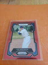 2024 Panini Prizm Pee Wee Reese #137 /299 Red Brooklyn Dodgers