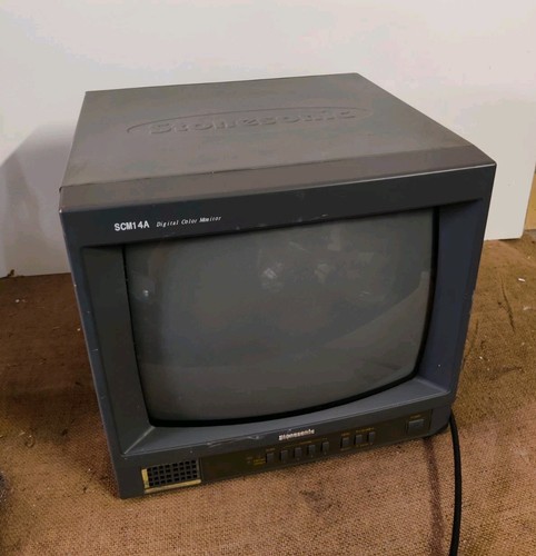 Monitor videosorveglianza CCTV Computer Vintage MONITOR CRT A COLORI 14' ✅🦖 - Foto 5 di 6