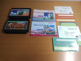 FC Famicom Family Tennis Namco Classic ☆ Box theory postcard sa