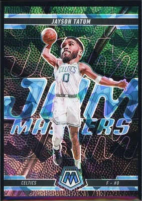 Jayson Tatum 2024-25 Panini Mosaic #15 Jam Masters Cracked Ice /125 Celtics