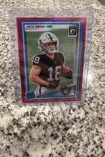 2023 Panini Donruss Optic Rated Rookie Prizm Jack Bech #211 Raiders NFL Card