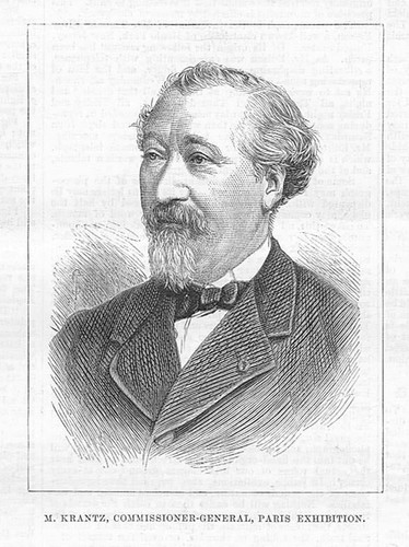 Jean Baptiste Krantz Commissioner General Paris Exhibition - Antique Print 1878