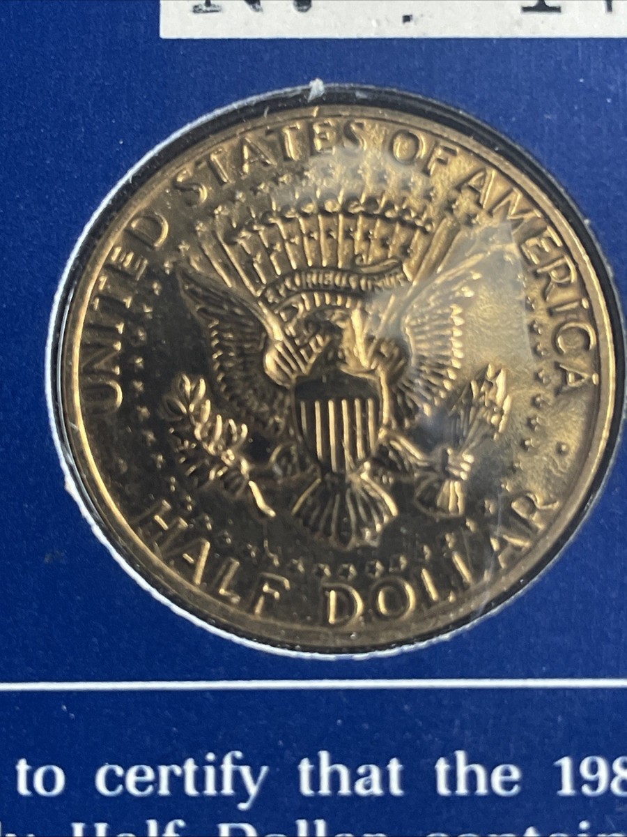John F. Kennedy Half Dollar · 1960‑1980 Double Dated · 24K Gold