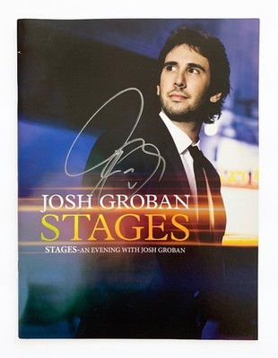   JOSH GROBAN Stages - An Evening With Josh Groban 2015 OFFICIAL Program SIGNED