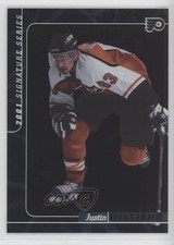 2000-01 ITG Be A Player Signature Series 39/1000 Justin Williams #260 eb8