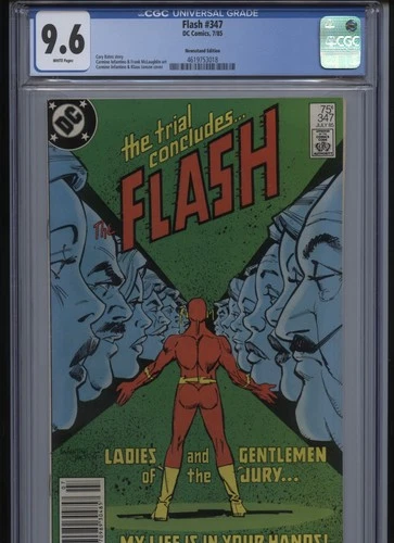 FLASH COMIC #347 NEWSTAND EDITION, CGC GRADE 9.6