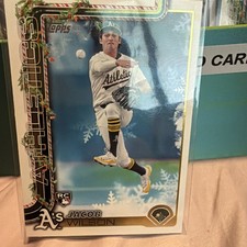 2025 Topps Holiday Jacob Wilson (RC) #H4 Athletics