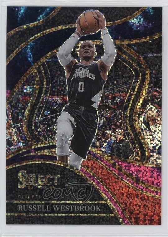 2023-24 Panini Select Courtside Cosmic Prizm Russell Westbrook #255 0x6p