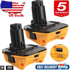 Pack For Dewalt 18V To 20V MAX DCA1820 Battery Adapter Li-ion Tools Converter