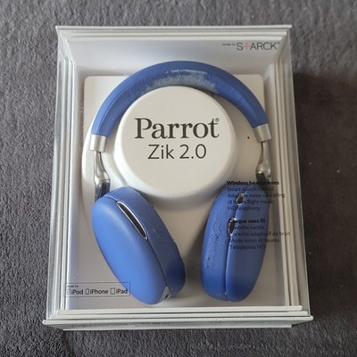 Royal Blue Parrot Zik 2.0 Headphones By Phillipe Starck