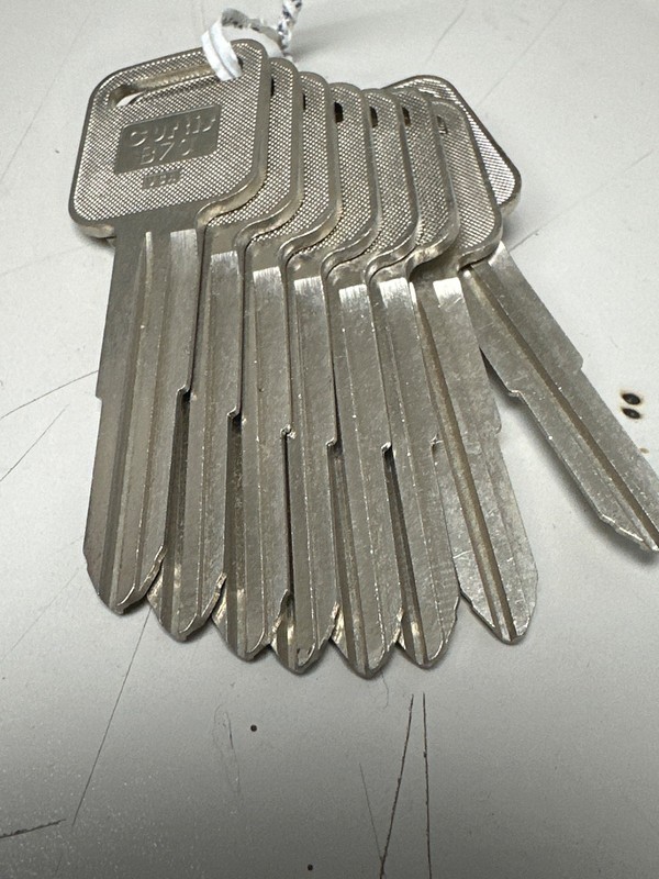 B-70 Curtis  Key Blank  Uncut New set of 8