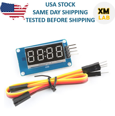 4 Bits Digital Tube LED Display Module with Clock Display TM1637 for Arduino DIY