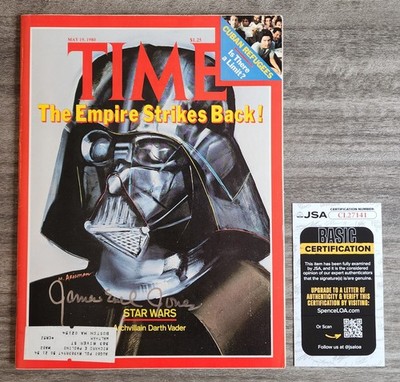 James Earl Jones Signed Time Magazine Star Wars Field Of Dreams LEGEND JSA