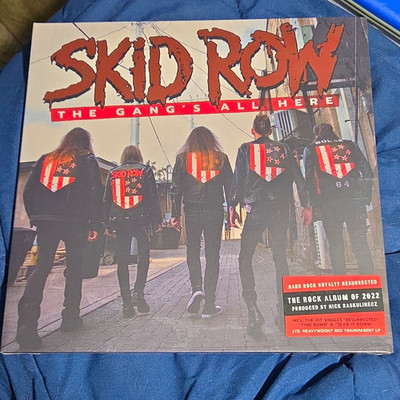 Skid Row - The Gang's All Here earMUSIC 2022 Limited Red Vinyl LP 12''