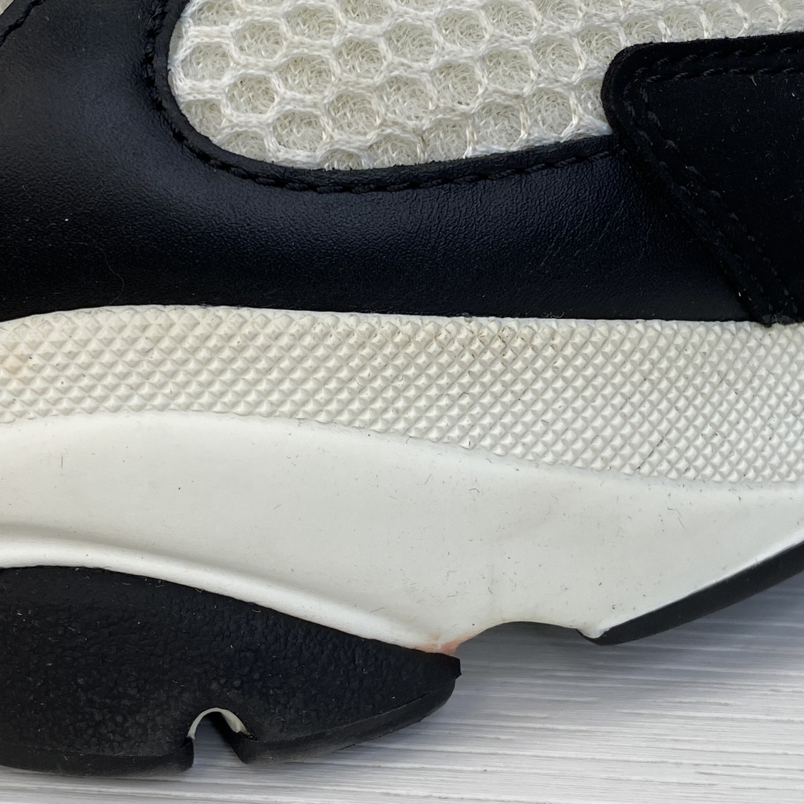 Dior B22 Sneakers Men's US9 EUR42 Mesh White Blue Deep Green Low Top *PREOWNED* thumbnail 12