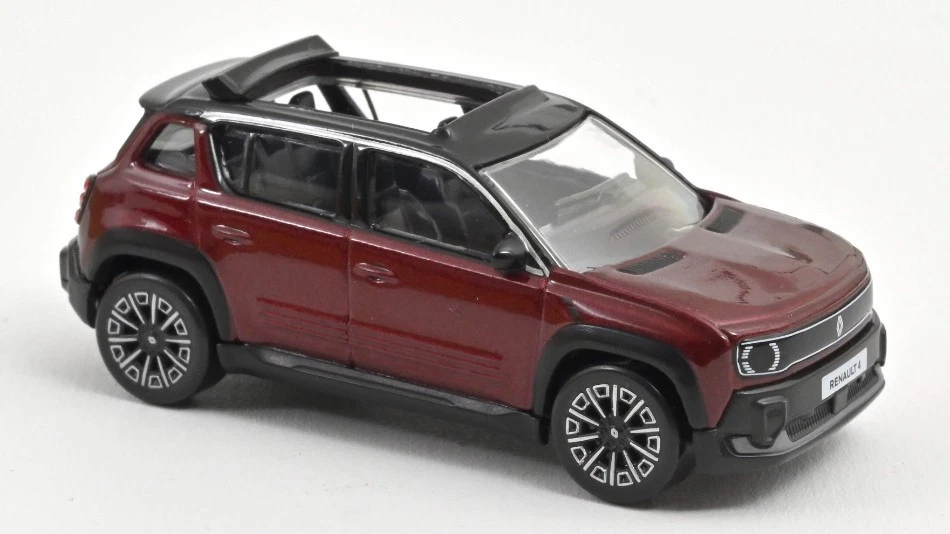 MODELLINO AUTO STATICO NOREV RENAULT 4 E-TECH ELECTRIC 2025 ROSSO SCALA 1:64 - Immagine 2 di 4