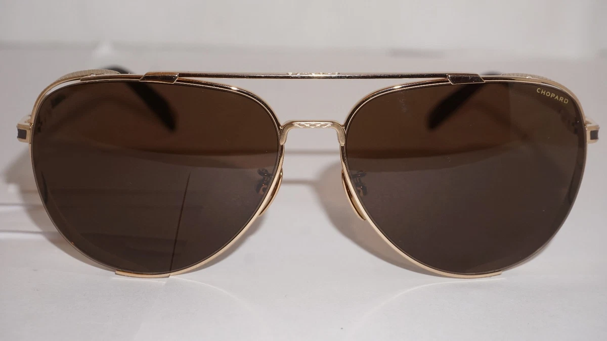 Chopard Gold Brown Sunglasses for Women for sale | eBay