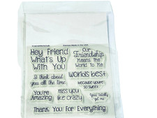 THE STAMPS OF LIFE CLEAR STAMPS FRIEND 4 KIT CLUB