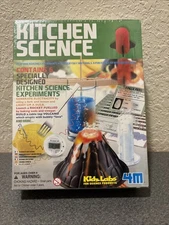 KIDZ LABS Kitchen Science Kit Fun 6 Science Experiments NEW Volcano Rocket