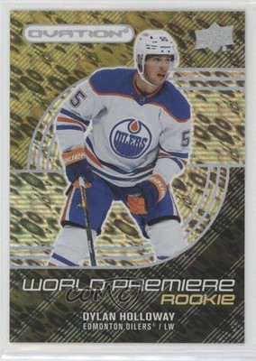2022 Upper Deck Ovation World Premiere Gold /299 Dylan Holloway Rookie RC 0q41