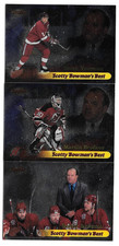 STEVE YZERMAN MARTIN BRODEUR LOT X3 1998-99 BOWMAN'S BEST SCOTTY BOWMAN BOWMAN'S