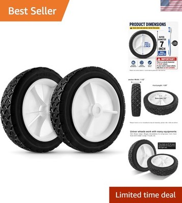 72-107 Wheels Replaces for Oregon, 7 Inch Universal Wheels Tires 9611 Fits fo...
