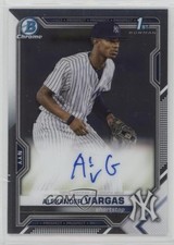 2021 Bowman Chrome Prospects Auto Alexander Vargas #CPA-AV Auto 4ey