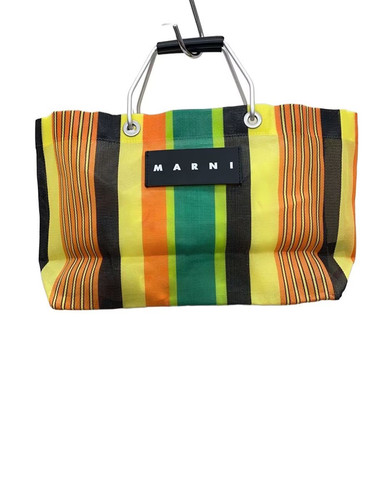 MARNI Tote Bag Multicolor Stripes SHMH0012A0