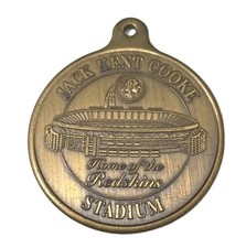 Vintage 1997 Redskins Football Schedule Jack Kent Cooke Stadium Souvenir Key Fob