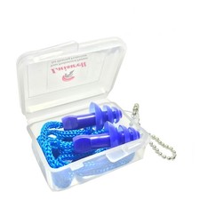 12 Pairs Reusable Silicone Ear Plugs Corded Noise Reduction with Case