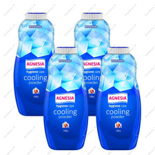 4x Agnesia Hygiene Care Cooling Antibacterial Talcum Powder 100g