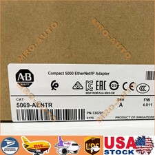 Allen-Bradley 5069-AENTR Compact 5000 EtherNet/IP Adapter 5069AENTR US Free Tax