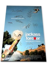 Jackass Forever Cast Autographed 27X40 Poster Steve-O Knoxville Tremaine +9 BAS
