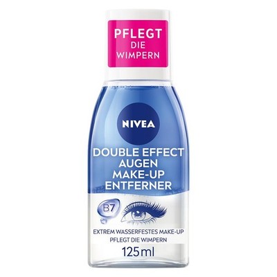 NIVEA Double Effect Augen Make-Up Entferner (125 ml), 125ml (2er Pack) 
