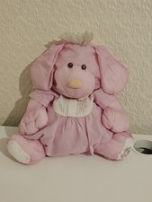 Vintage 1980s 80s 1986 Fisher-Price Puffalump Pink Puppy Dog Soft Toy