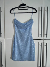 Windsor Light Blue Sequin Mini Dress - SM
